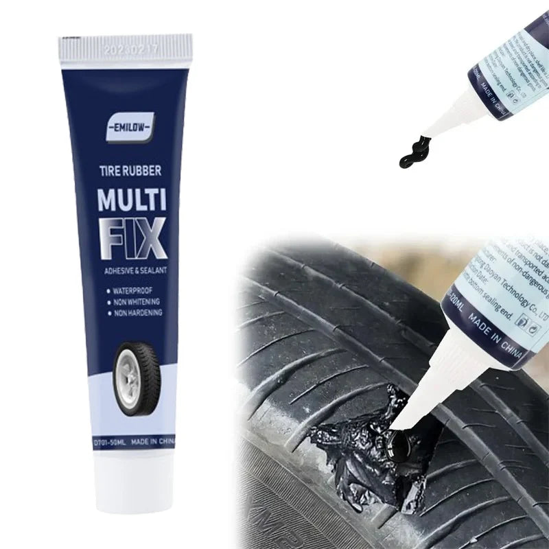 SUITU Tire Repair Gel – Non-Corrosive Rubber Adhesive for Tyres