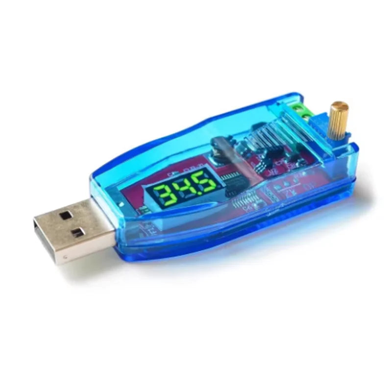 DC-DC 5V 3 3V 9V 12V 24V DP Red Green USB Adjustable Buck Boost Power Zpaxo Green light