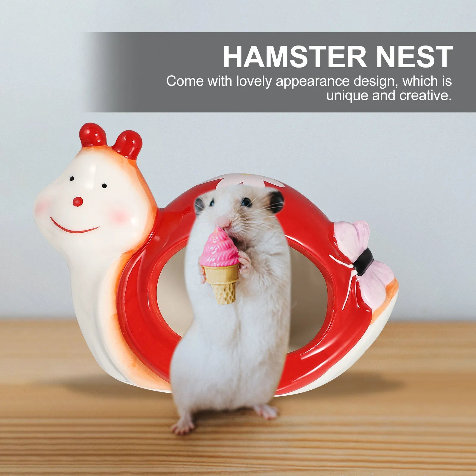 Ceramic Cooling Bed Small Pet Nest Hamster Chinchilla Guinea Pig