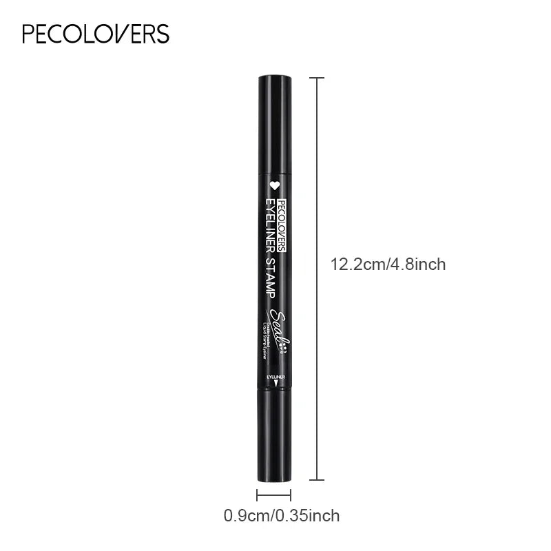 Waterproof Double-headed Eyeliner Including Star Love Moon Pattern Zpaxo
