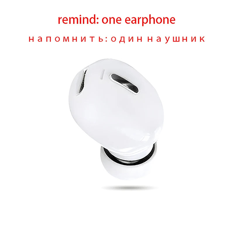 Wireless Earphones Bluetooth 5 0 Headphones Mic In-ear Sports Zpaxo One White