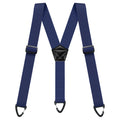 Hidden Suspenders for Men Heavy Duty Work Under Y Back Suspender Clothes 1.5 Inches with 3 Snap Loop Zpaxo Blue