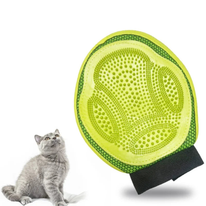 Pet Grooming Massage Gloves Cats Dogs Silicone Dog Bath Cleaning