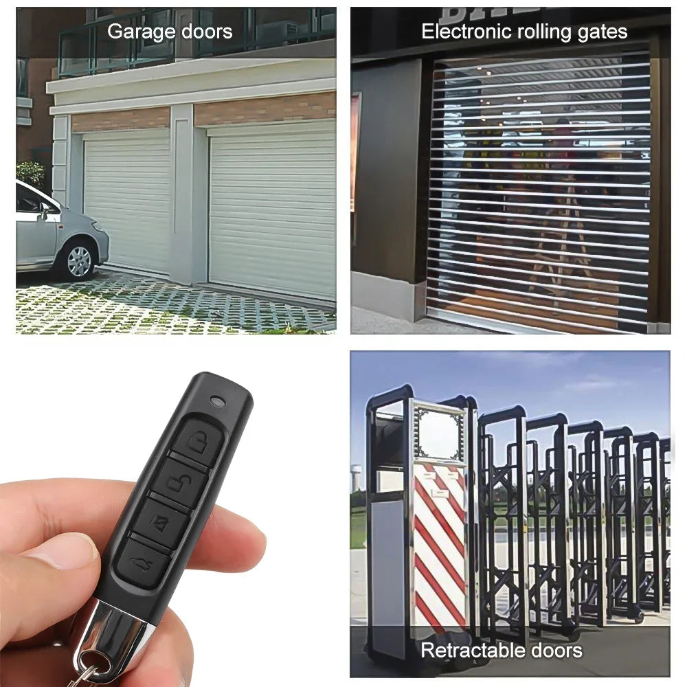 433MHZ 433.92mhz Remote Control Garage Gate Door Opener Remote Control Duplicator Clone Learning Rolling Code Car Key Zpaxo