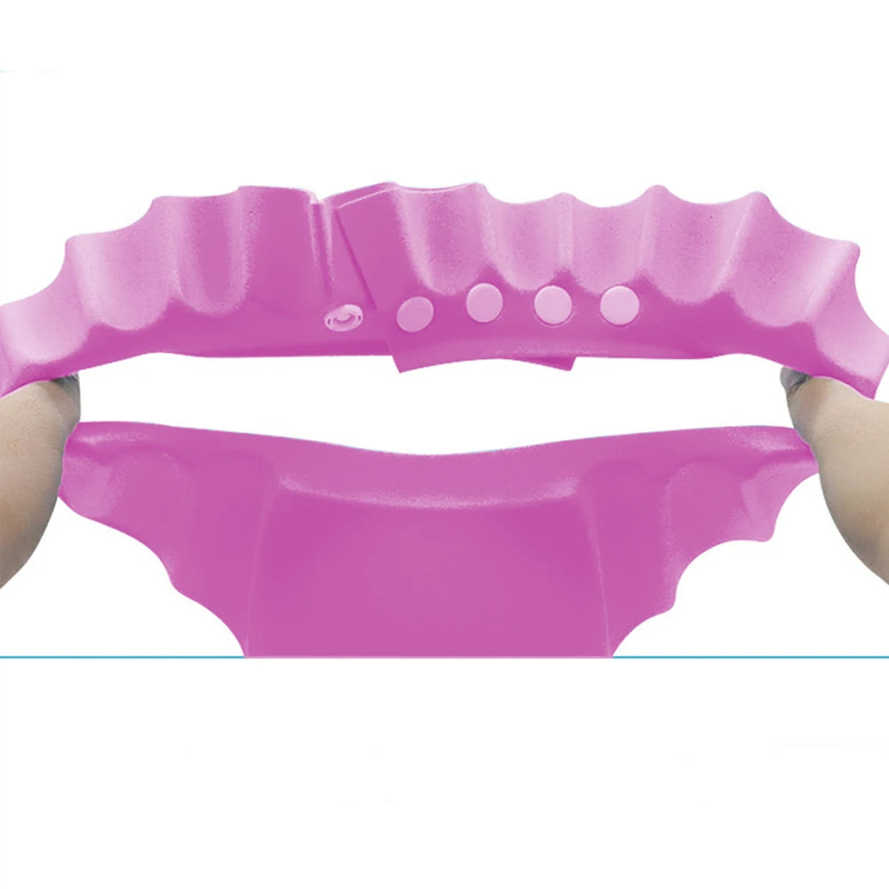 Adjustable Baby Shower Cap Eye Ear Protection Waterproof Shampoo Hat Bath Visor Shield Zpaxo