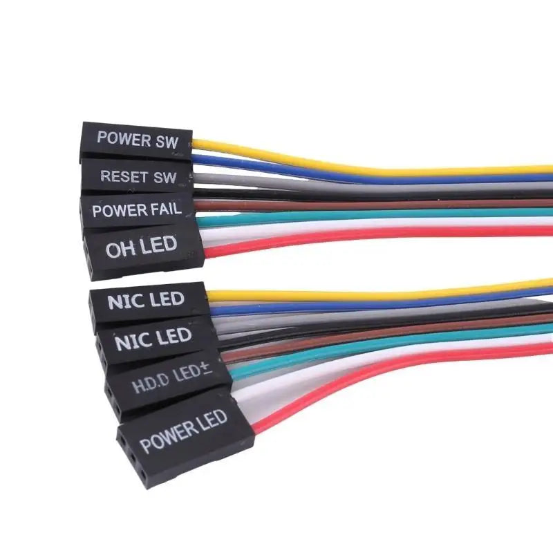 652F Host Power Cable For Mainboard to Chassis, 8Pin Design Easy to Use Zpaxo