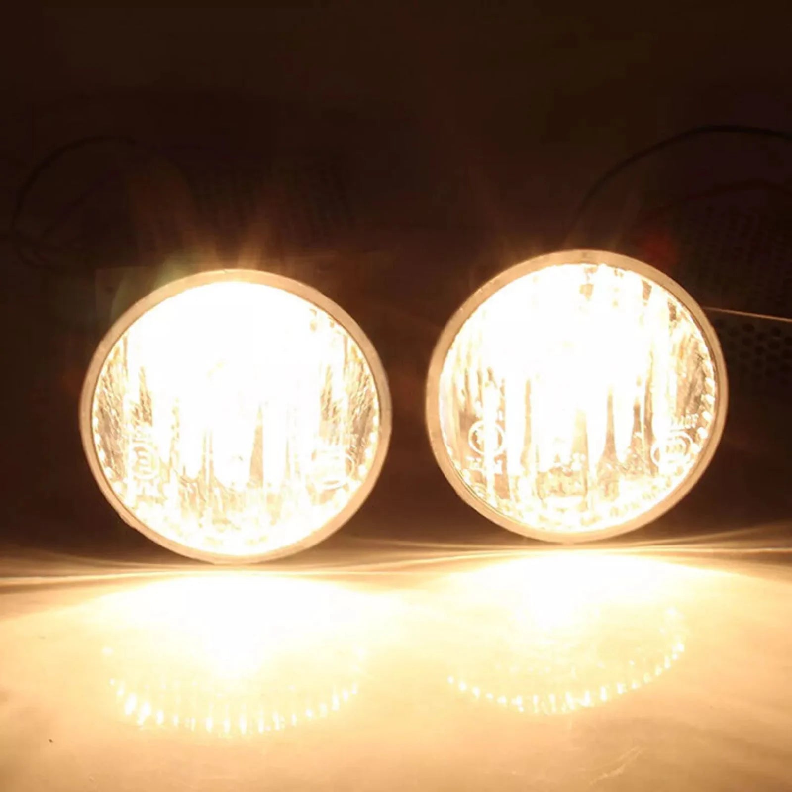 1 Pair Fog Lights Jeep Patriot Gladiator Wrangler Lamp Bulb Assembly