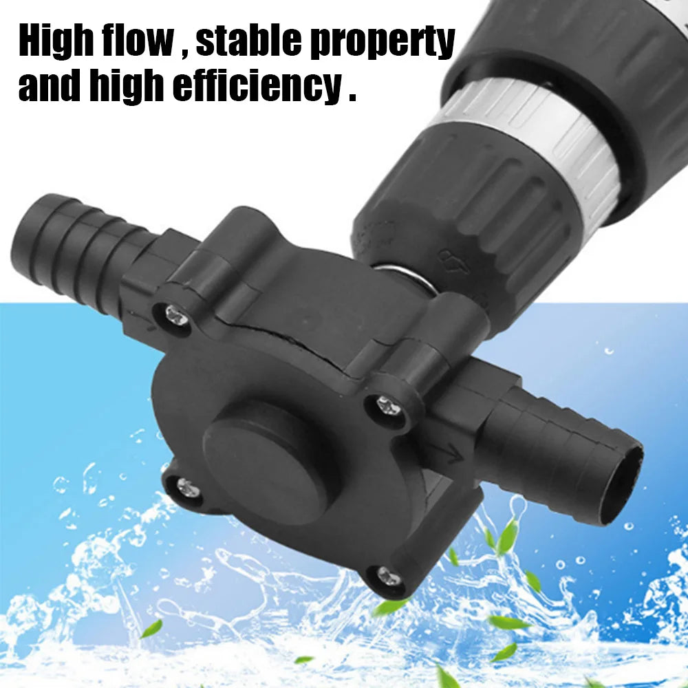 Electric Drill Pump Diesel Oil Fluid Water Home Garden Outdoor Tool