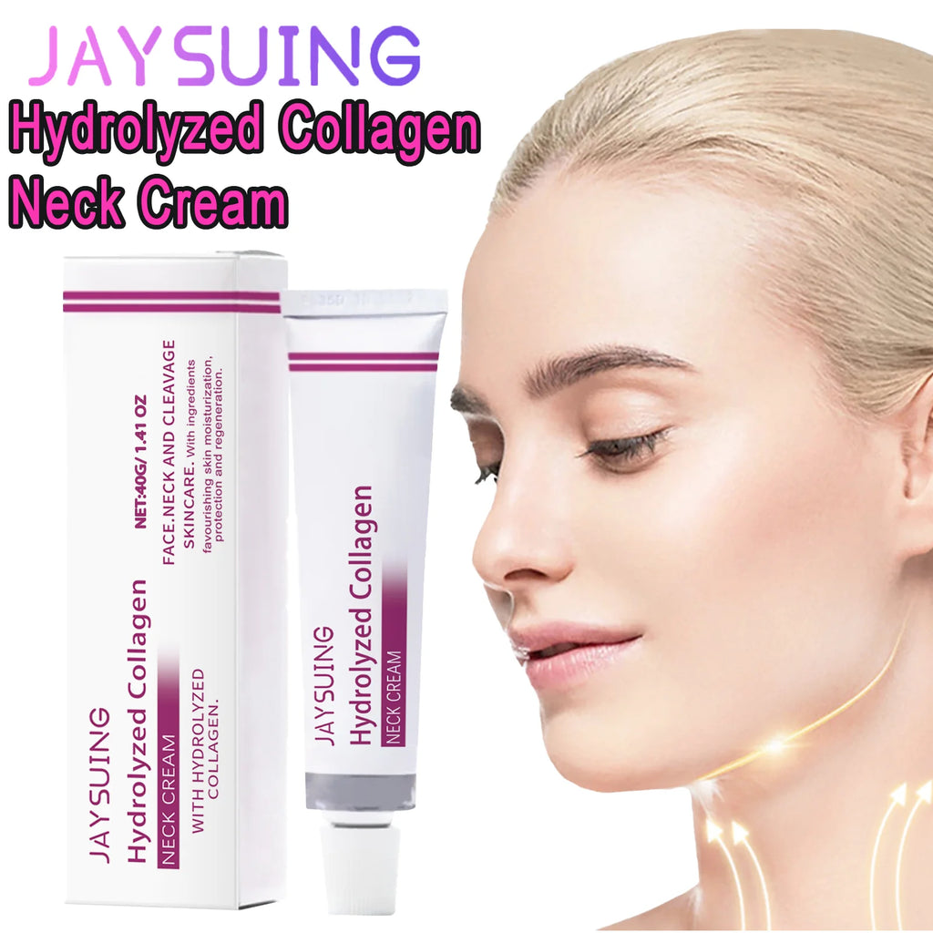 JAYSUING Hydrolyzed Collagen Neck Cream Anti-Aging Neck Firming Cream Reduce Wrinkles & Tighten Skin Moisturizing Care for neck Zpaxo