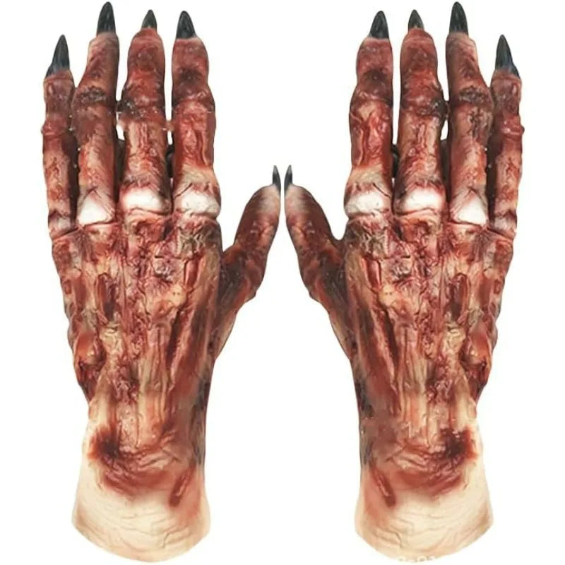 Lifelike Mummy Body Latex Glove Halloween Easter Realistic Costume