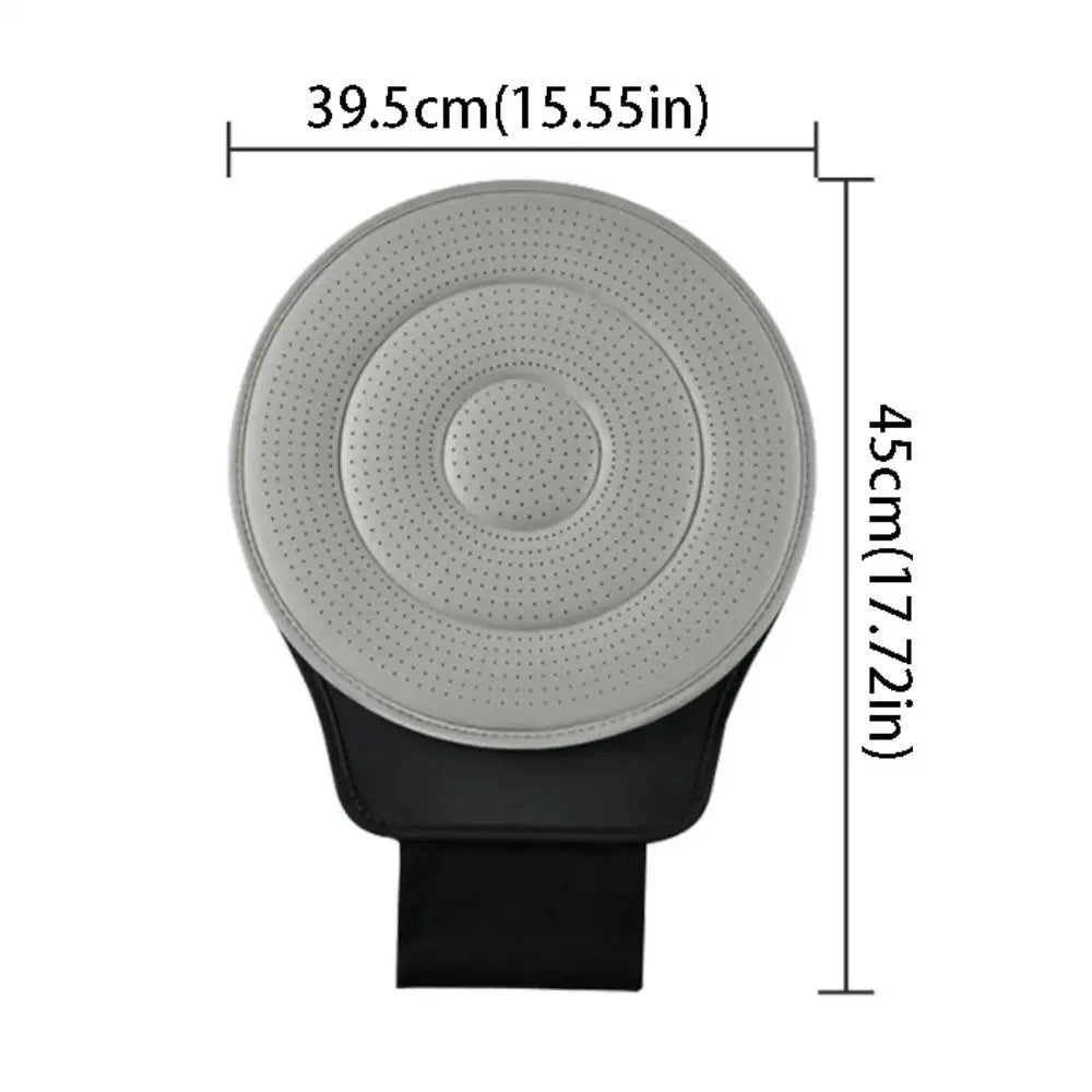360 Degree Rotating Car Seat Cushion Anti-slip Mat Punching Design Zpaxo