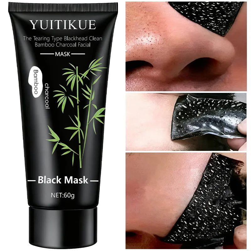 YUITIKUE Bamboo Charcoal Peel-Off Black Mask 60g – Blackheads Peel-Off Face Mask Zpaxo Default Title