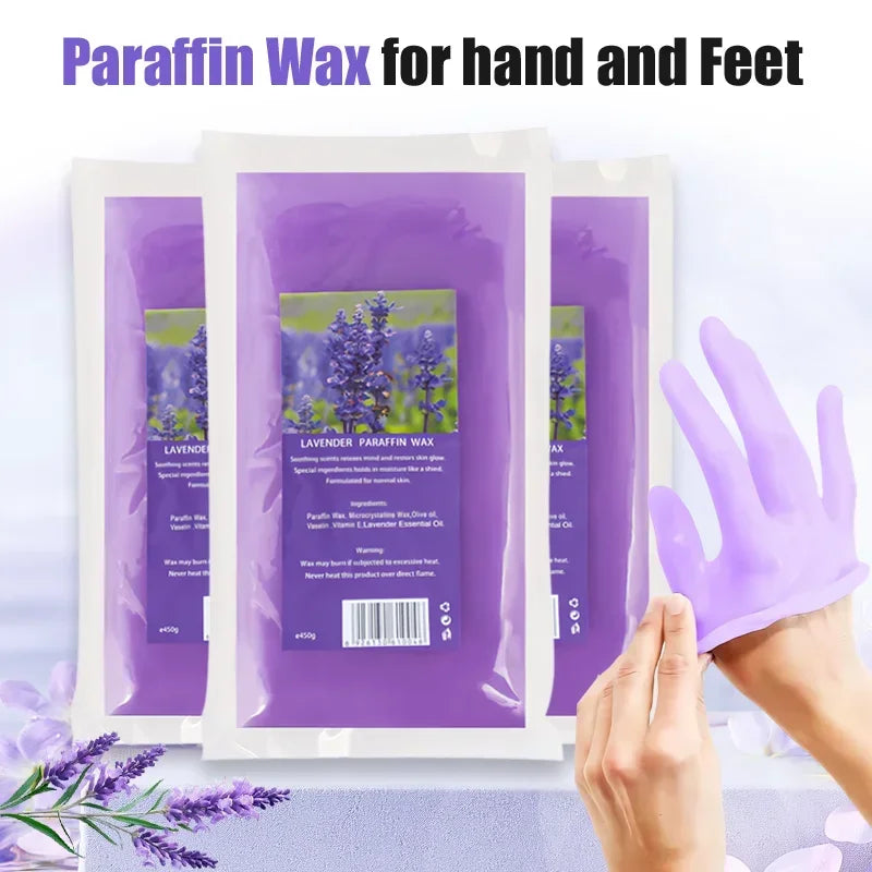Peel-Off Hand & Foot Wax Mask – SPA Nourishing Gloss 200g/450g Hand & Foot Wax Mask Zpaxo