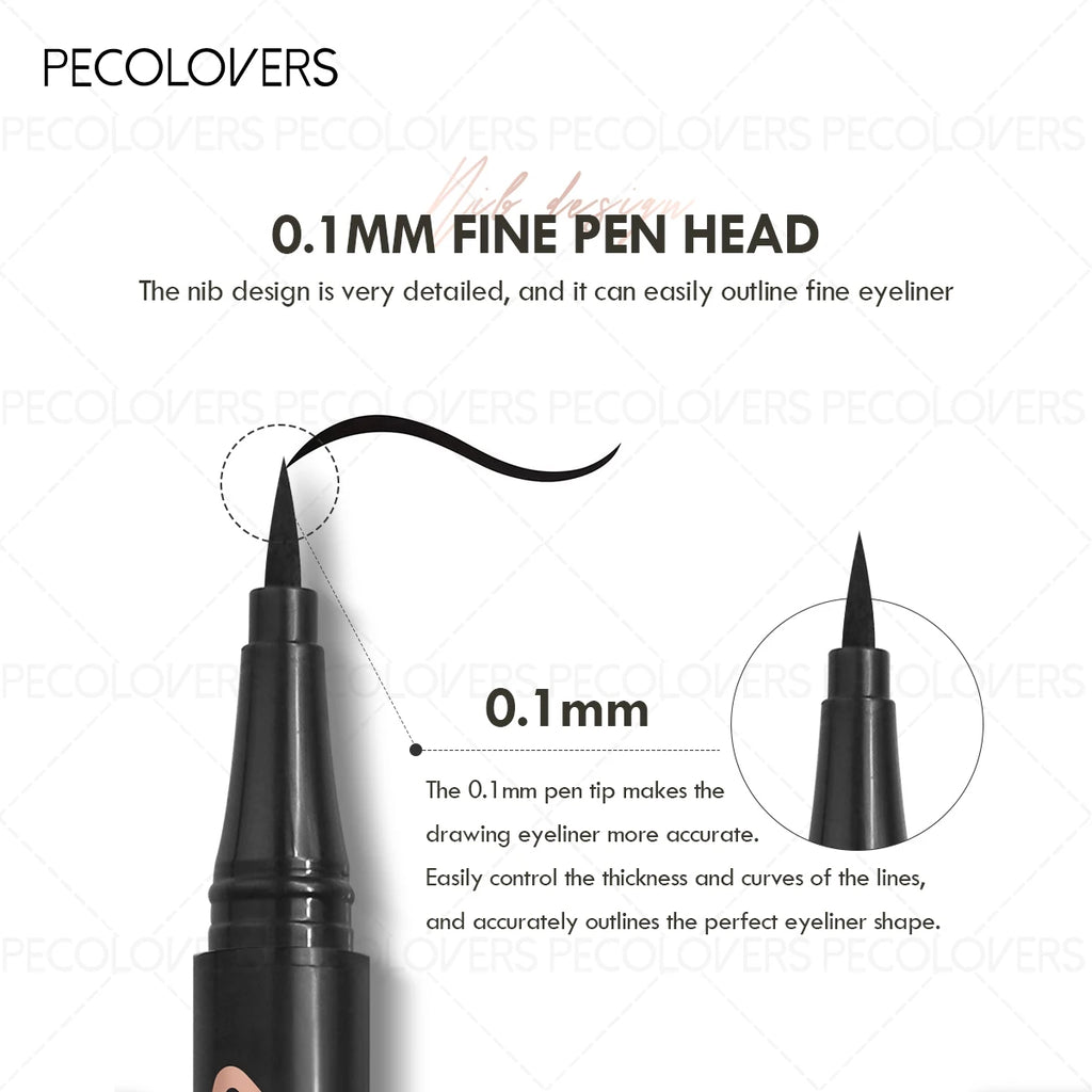 1PC Ultra-thin Waterproof Liquid Eyeliner Quick Dry Smooth Eye Liner Long Last Lower Eyelash Pen Makeup Cosmetics Zpaxo