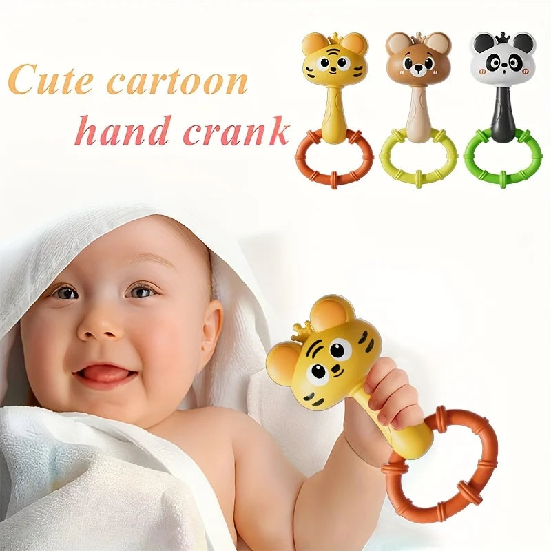 Bear Tiger Hand Chime Toy Learning Sensory Music Sound Fine Motor