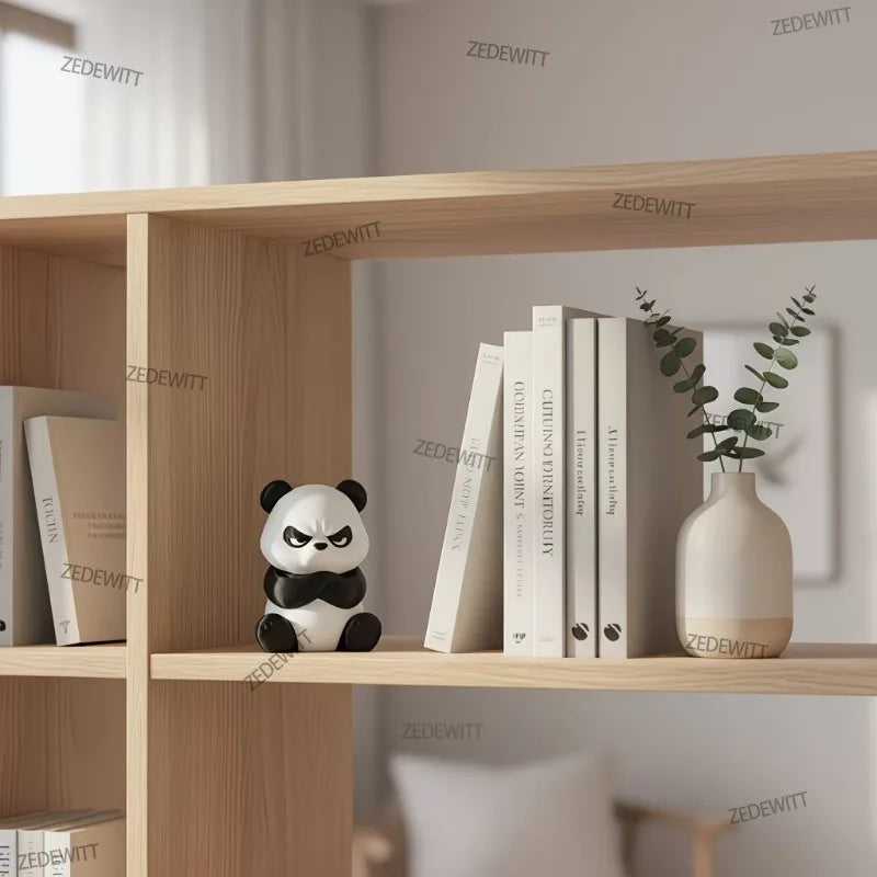 Cute Panda Sculpture Ornament – Home, Desk & Car Decor Gift