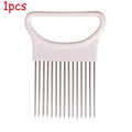 Stainless Steel Onion Holder & Vegetable Slicer Guide