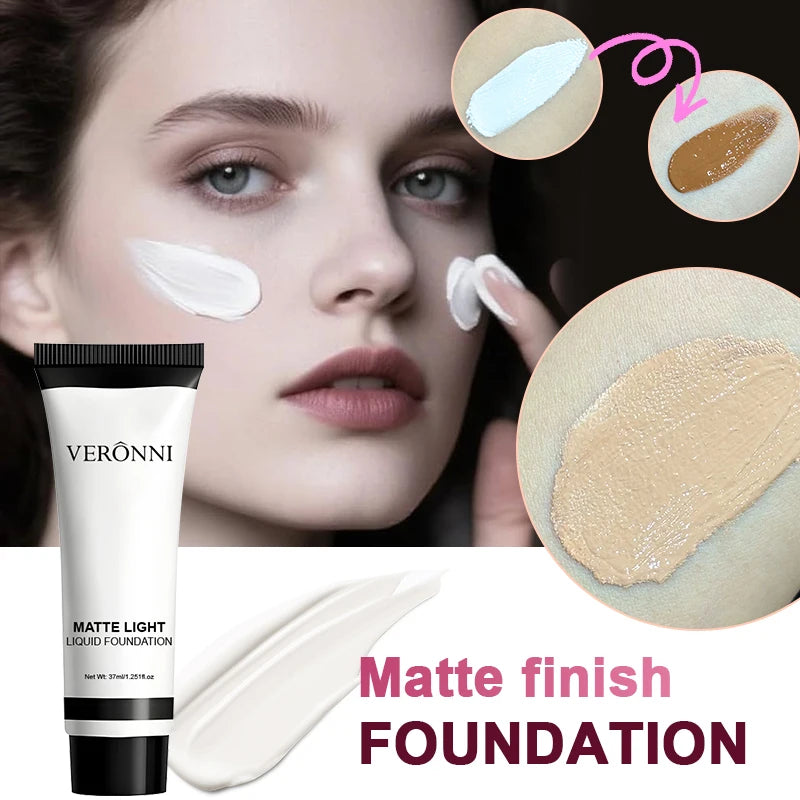 Mixable Pure White Foundation Blending Liquid Toner Matte Light Zpaxo
