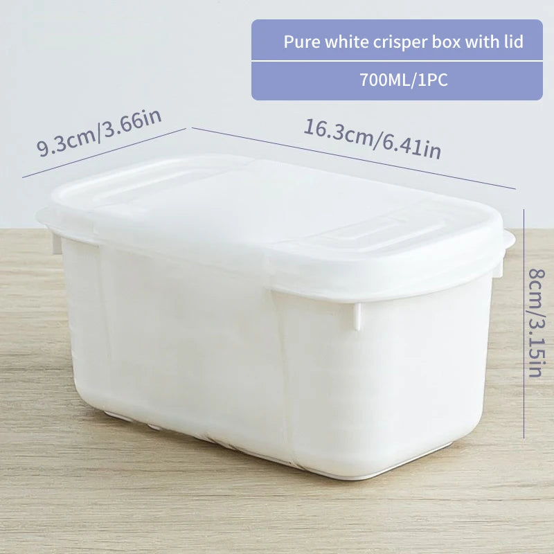 Meat Packaging Box Food Grade Refrigerator Storage Fruit Vegetable Zpaxo 700ml