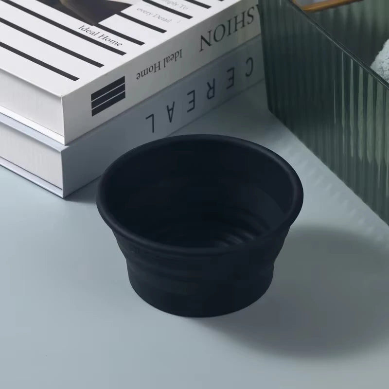 Collapsible Silicone Shaving Bowl – Men's Travel Lather Bowl Shaving Bowl Zpaxo