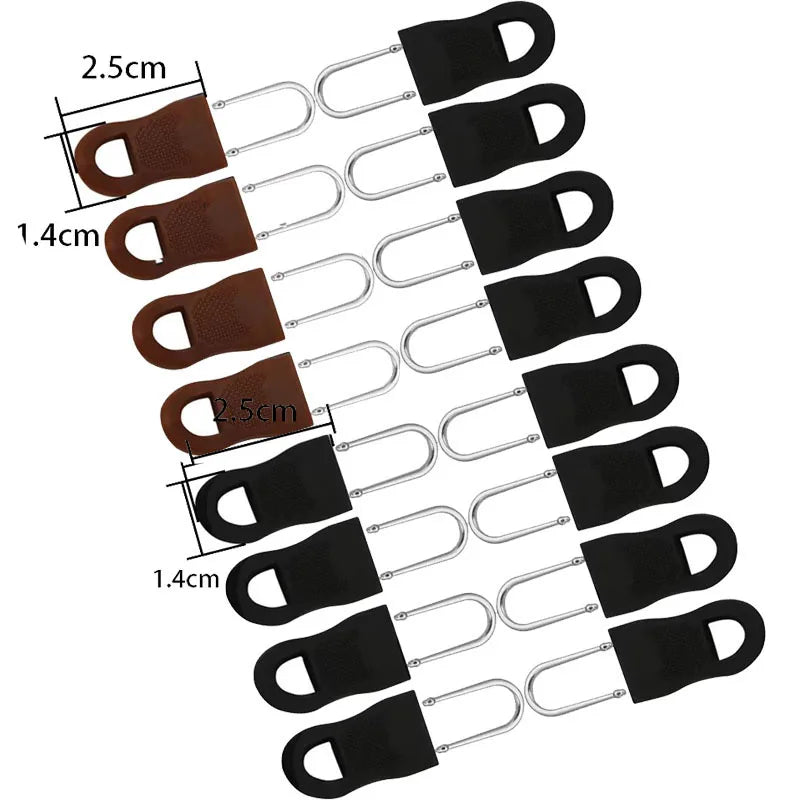 Replacement Zipper Pull Repair Kit – 4/8/16pcs for Bags
