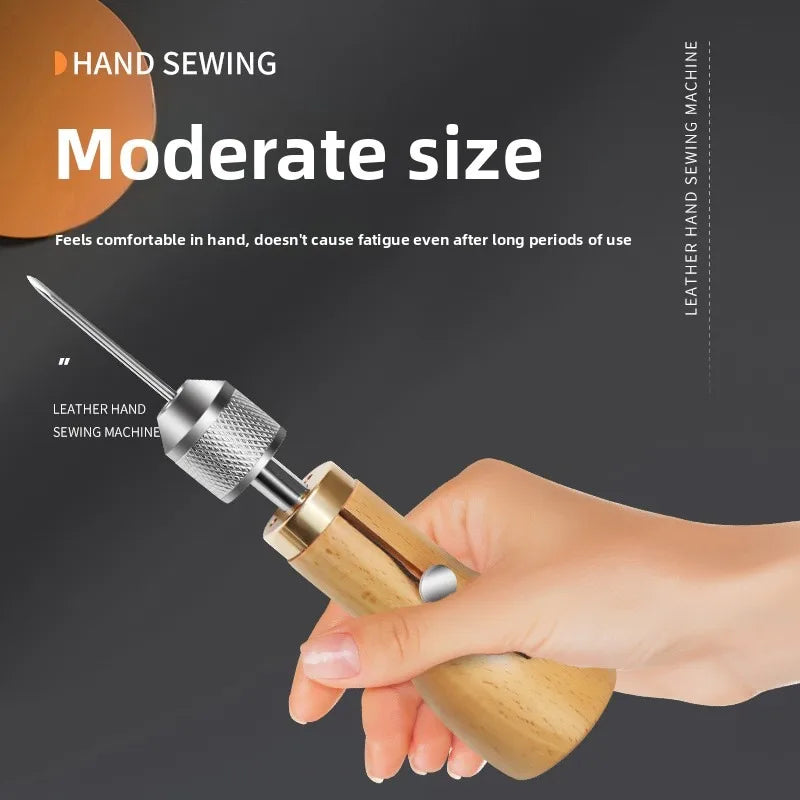 Leather Sewing Awl Thread Kit Speedy Stitcher Hand Sewing Machine Tools Kit Leather Craft Stitching Shoemaker Canvas Repair Zpaxo