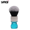Yaqi 24MM Synthetic Hair Aqua Shaving Brush Tuxedo Wet For Mens Solid Color Simple Portable Travel YAQI Shaving Brushes Zpaxo R1818-S
