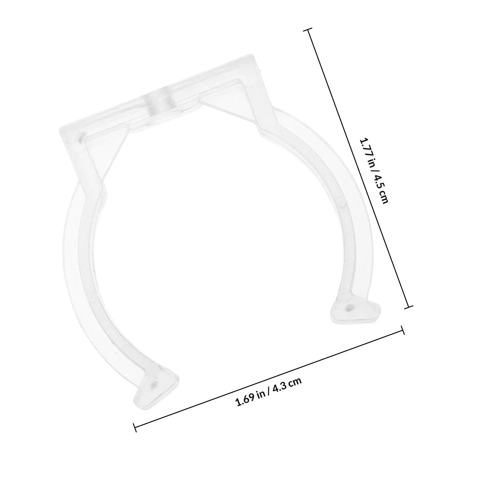 Transparent Lamp Tube Clip Fluorescent LED Lights Mounting Holder