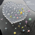 Summer Ocean Silicone Nail Art Mold 3D Carving Template Conch Zpaxo 01