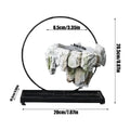Floating Planter 360 Degree Rotating Levitating Display Rack Magnetic