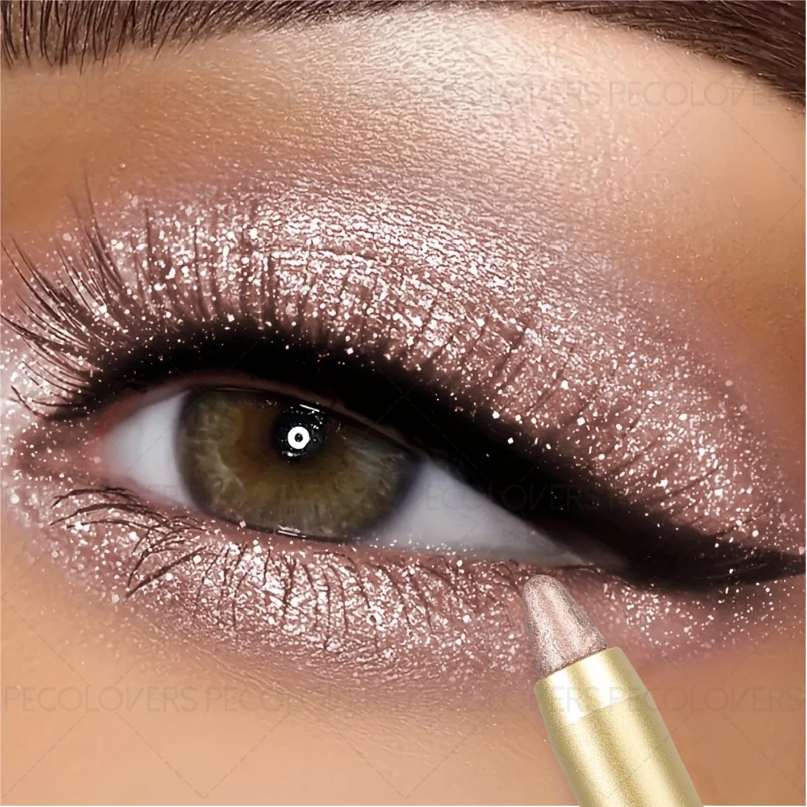 High-gloss Eyeshadow Stick Pearly Glitter Matte Finishes Long-lasting Zpaxo