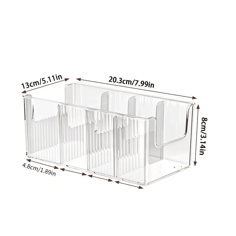 Multifunctional Storage Organizer Box Thickened PP Kitchen Cabinet Zpaxo Clear-1PC