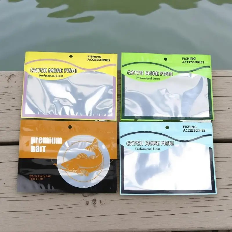 Sealable Soft Lure Bags Jig Bait Casting Long Strip Lures Easy Use Zpaxo