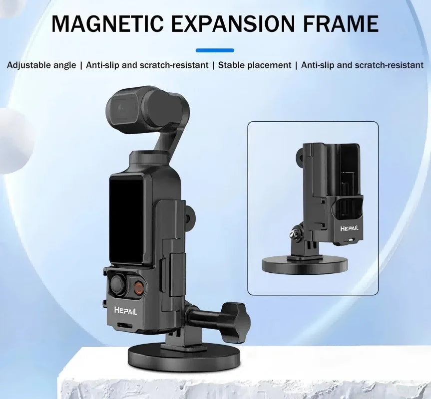 DJI Osmo Pocket 3 Magnetic Bracket Mount & Tabletop Holder Kit Camera Mount Kit Zpaxo
