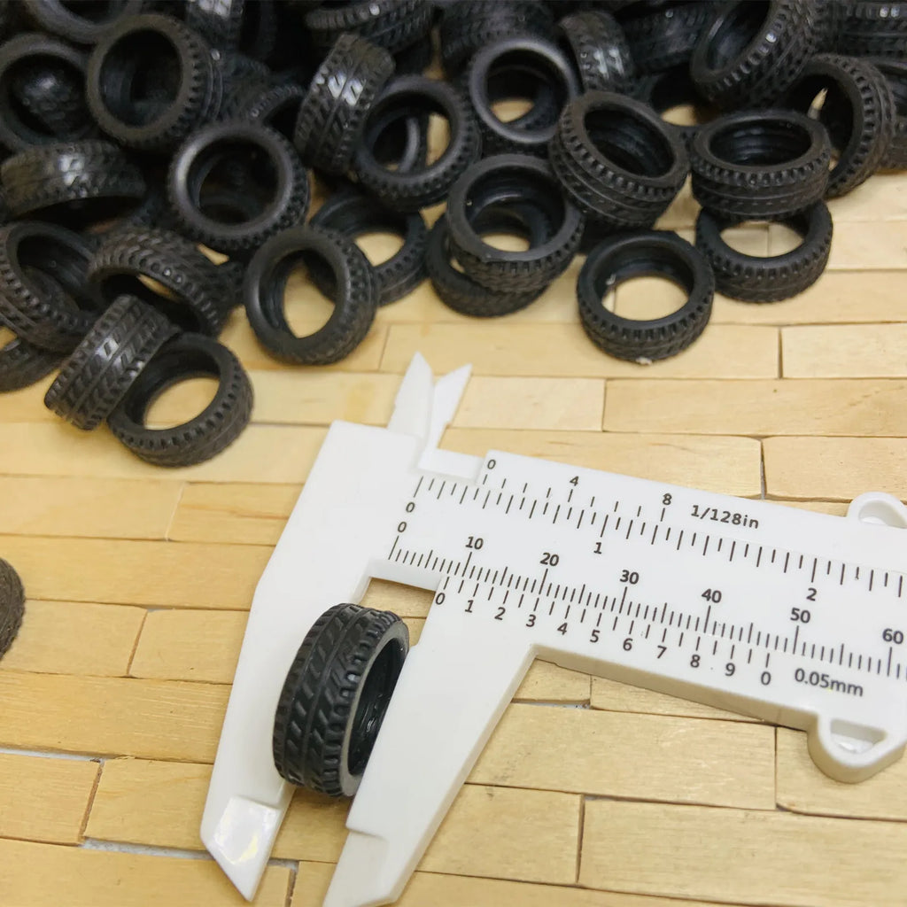 1 32 Car Model Rubber Tires Scene Accessories Tire Skin Diameter