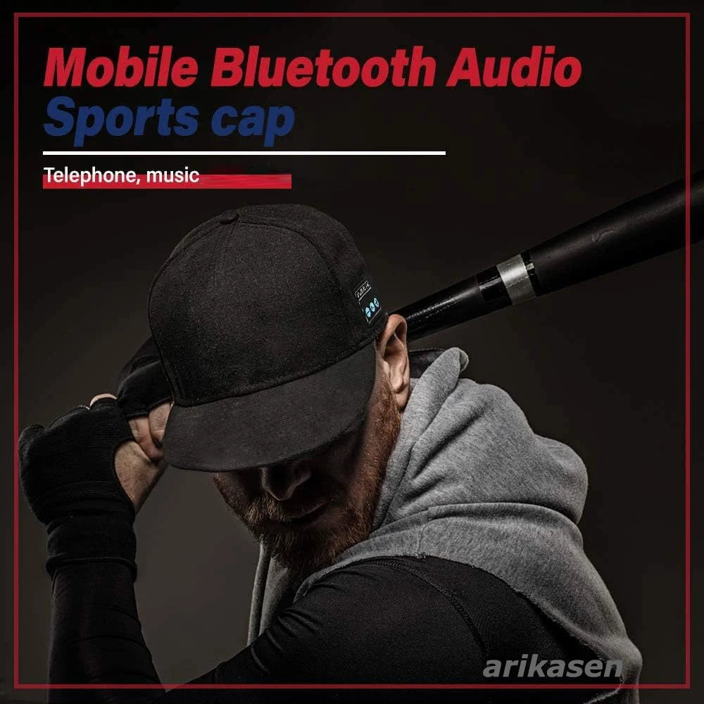 Hat Bluetooth Speaker Adjustable Wireless Smart Speakerphone Cap