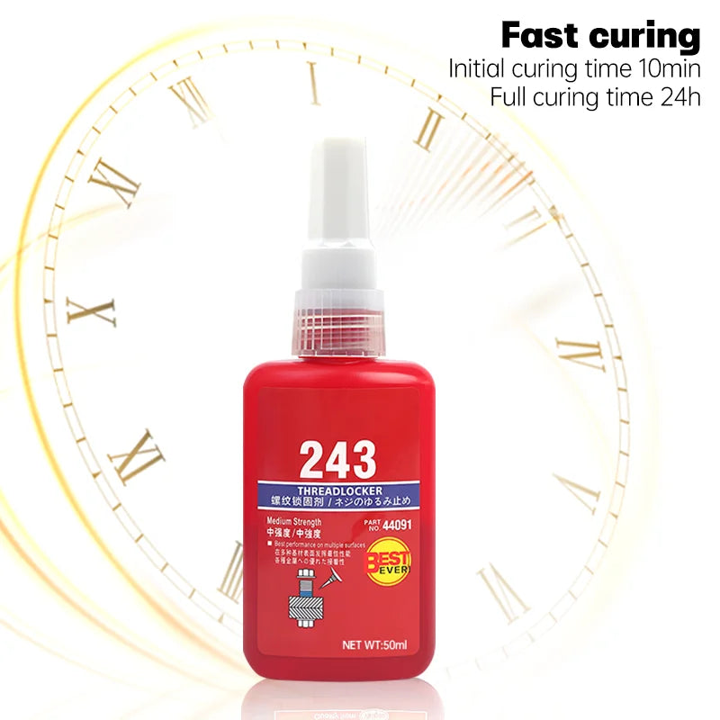 Threadlocker 222 242 243 263 271 272 290 Quick Drying Liquid Powerful