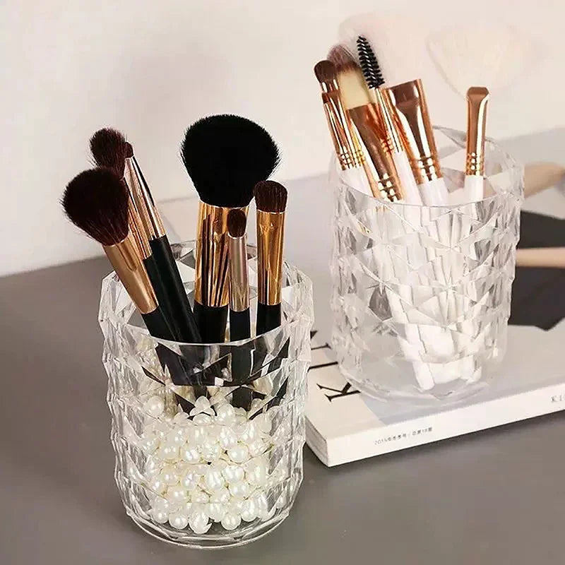 Dustproof Makeup Brush Storage Dressing Table Cosmetic Bucket Holder Zpaxo
