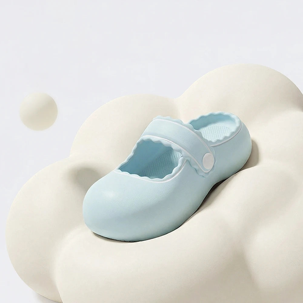 Women Mary Jane EVA Slippers Thick Sole Non Slip Summer Shoes Cute