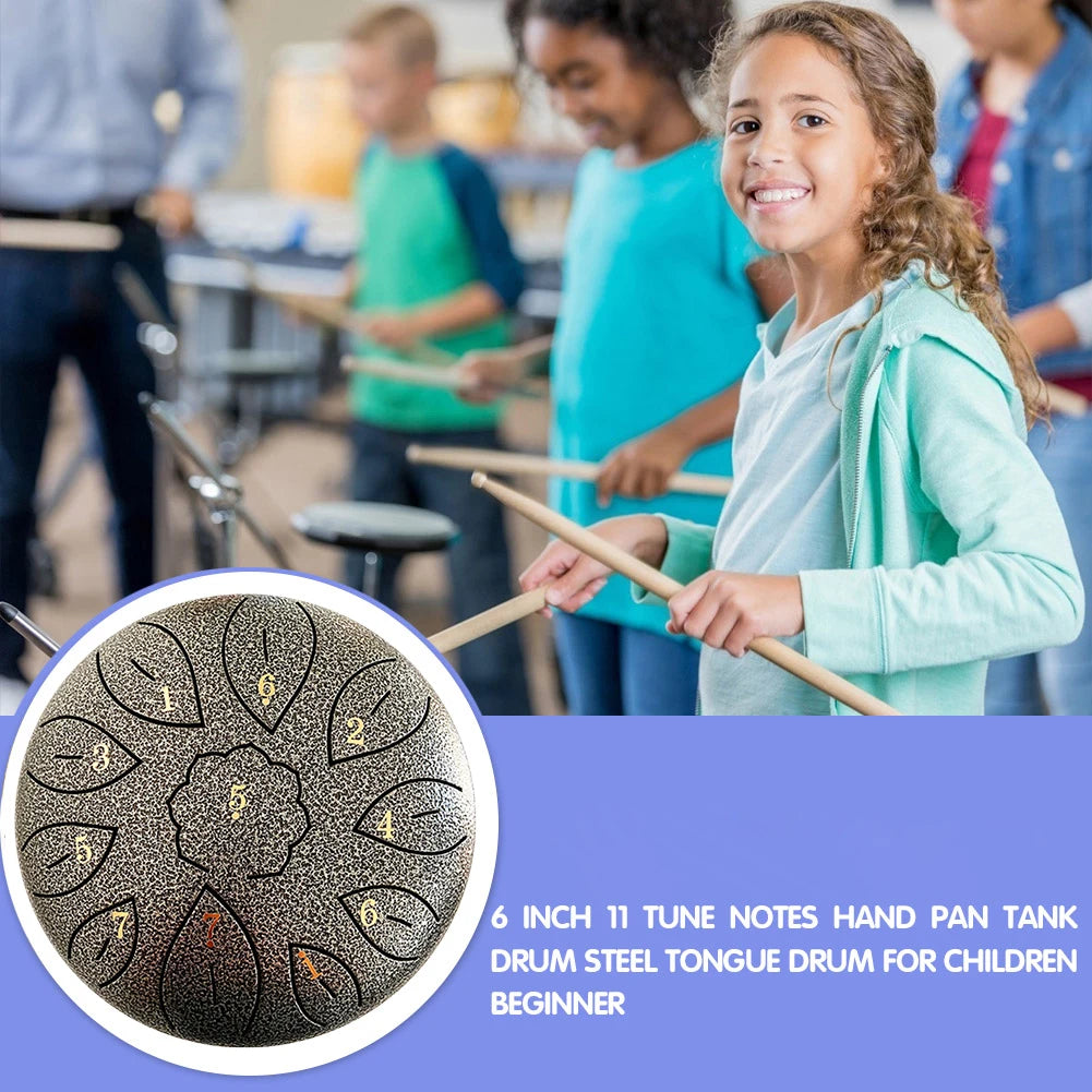 6-inch 11-tone Tongue Drum Ethereal Yoga Percussion Instrument