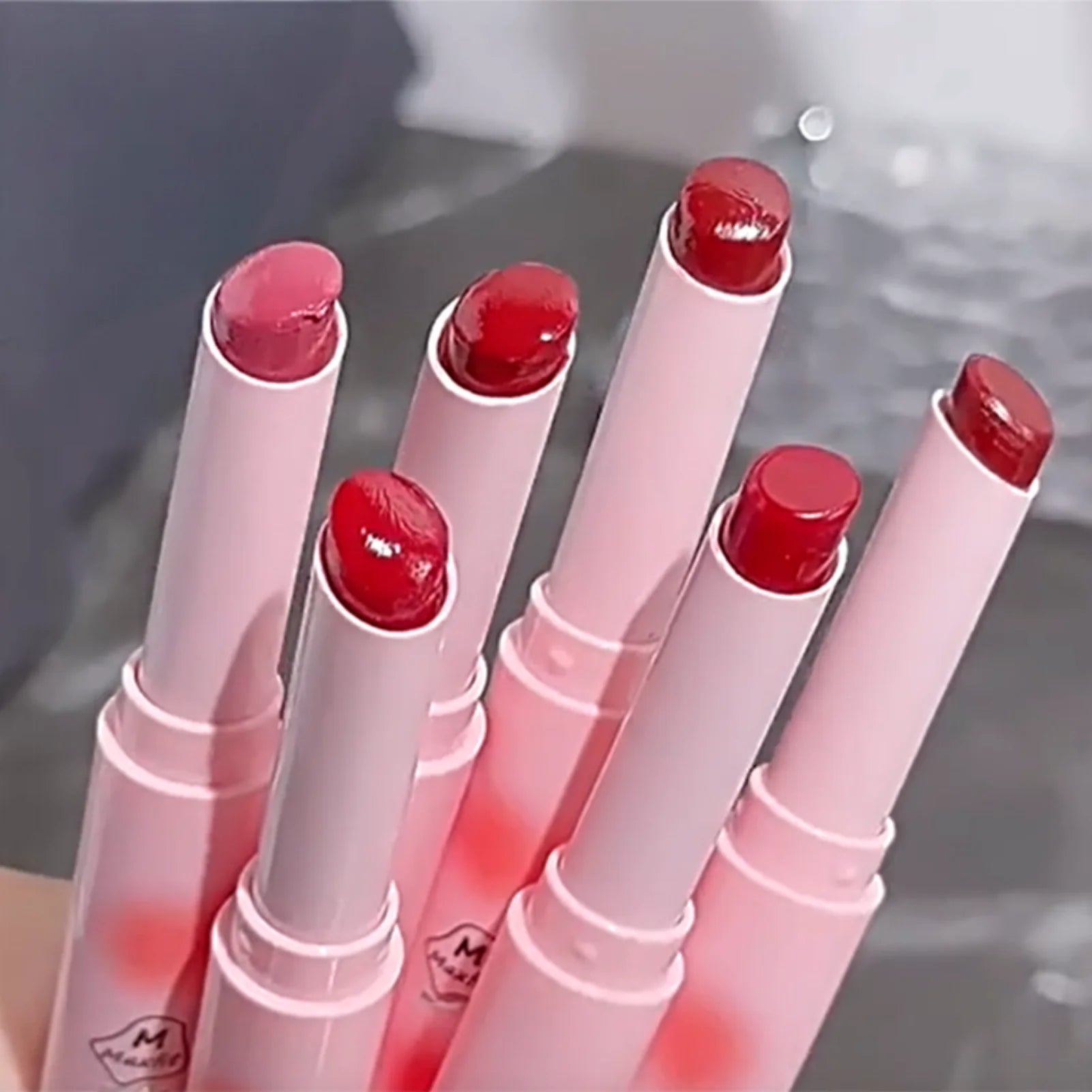 1PC Pink, Moisturizing, Nourishing, Water-Gloss Mirror Finish, Long-Lasting,Tinted Lipstick with Hydrating Formula,Holiday Gifts Zpaxo