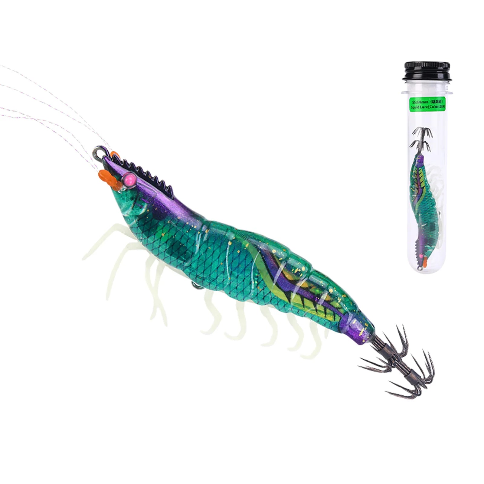 Fishing Squid Jigs Cuttlefish Lures Double-layer Rust-proof Hard