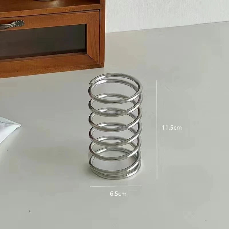 Stainless Steel Toothbrush Holder Bathroom Accessories Tool Toothpaste Makeup Brush Storage Rack Home Decoration Brush Holder Zpaxo L 4PCS