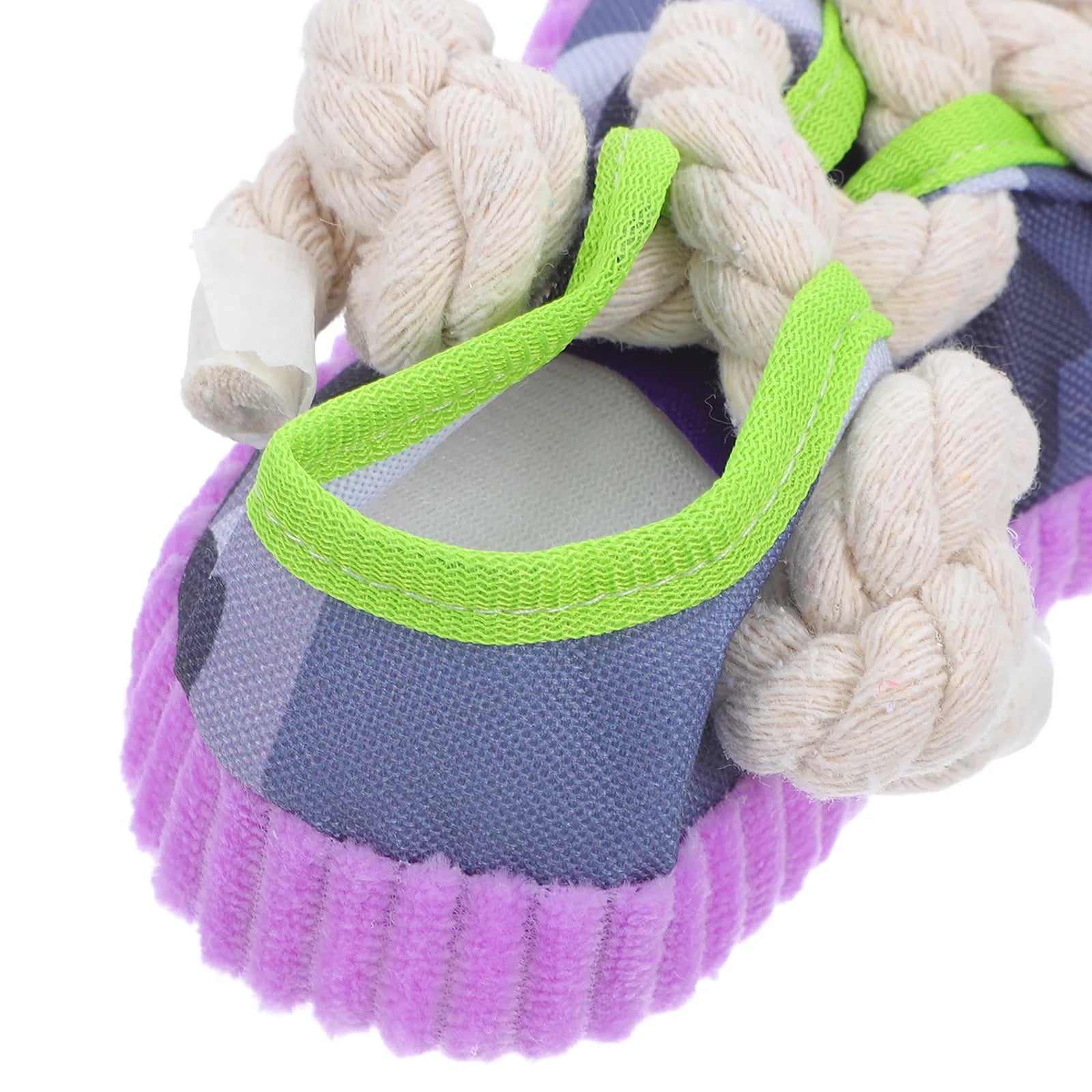 Dog Bite-resistant Interactive Knotted Rope Chew Teeth Cleaning