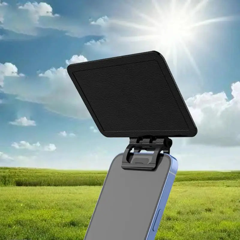 Mobile Phone Sunshade Outdoor Sun Shade Smartphone Anti-glare Folding