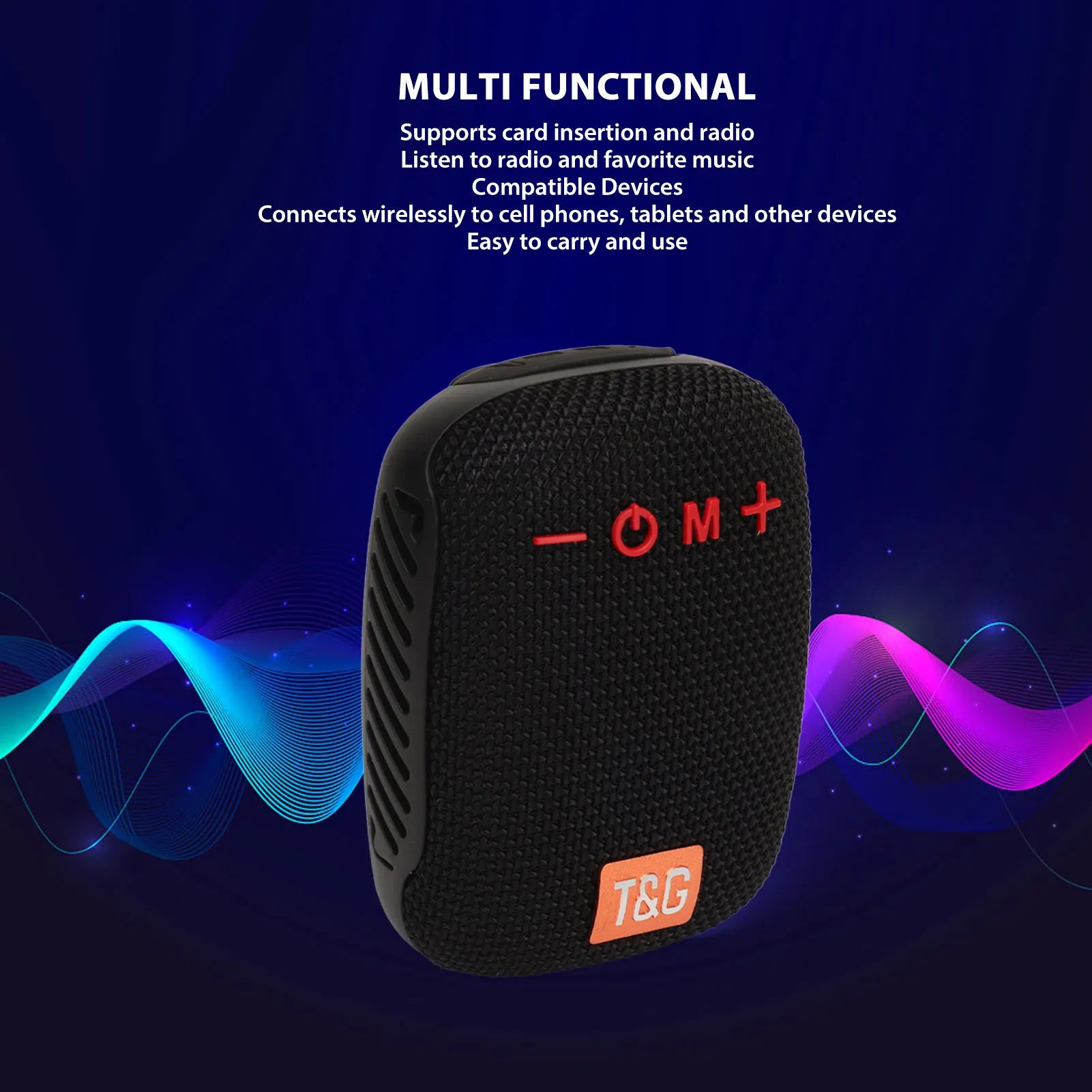 Cycling Bluetooth Speaker Waterproof Support Memory Card Radio