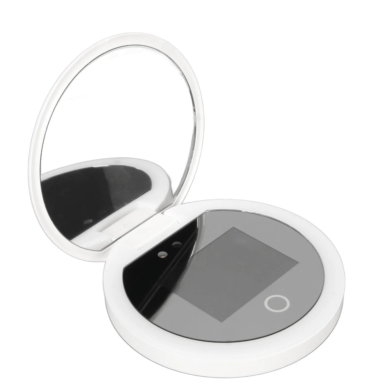 UV Mirror Sunscreen Testing Camera Light 2X Magnification Travel