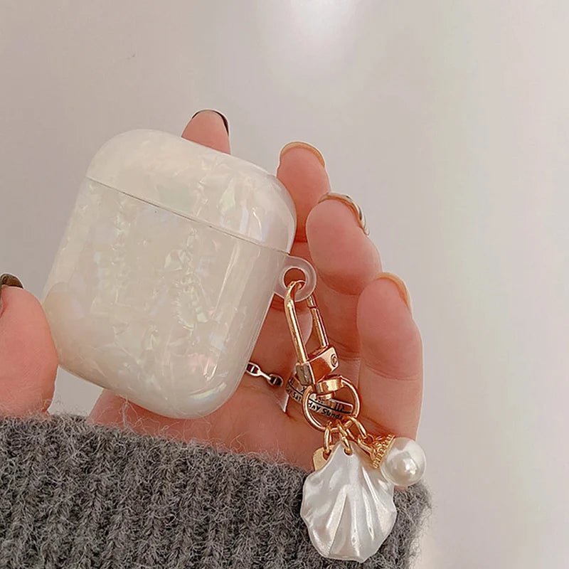 Earphone Protective Case Dreamy Pearl Airpods 4 3 2 1 Soft Silicone