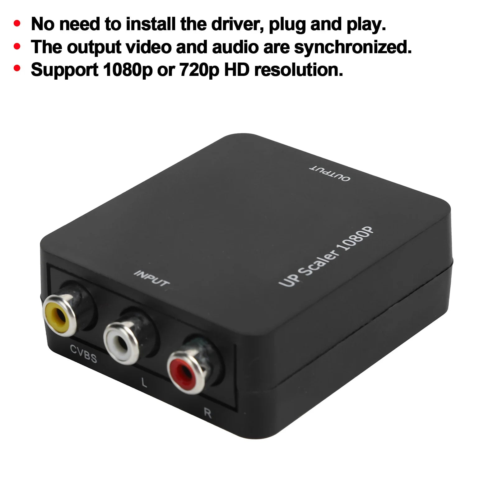 AV HD Converter Multimedia Interface Portable DVD Player Audio Video