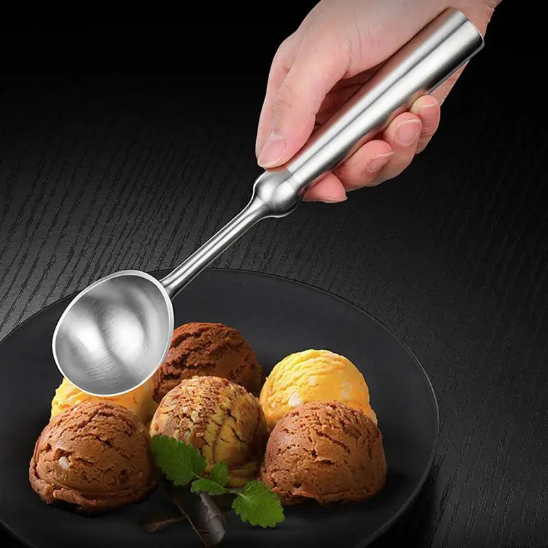 304 Stainless Steel Ice Cream Scoop Ball Digger Multifunctional Fruit Zpaxo